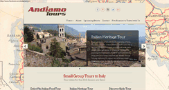 Desktop Screenshot of andiamotours.com
